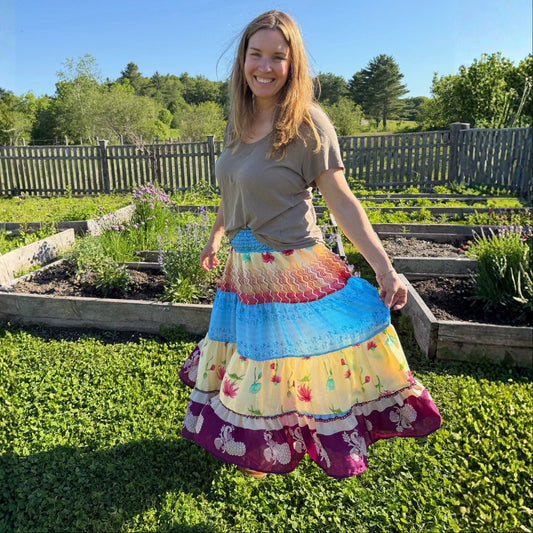 Limited Edition: Woodstock Dreams Fiesta Sunset Skirt