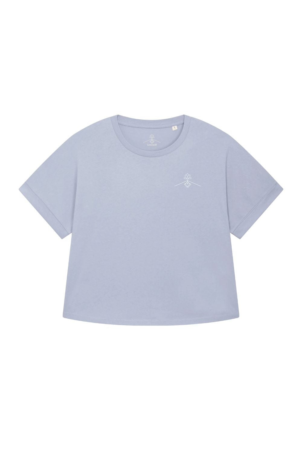 Camiseta orgánica - Azul Neblina