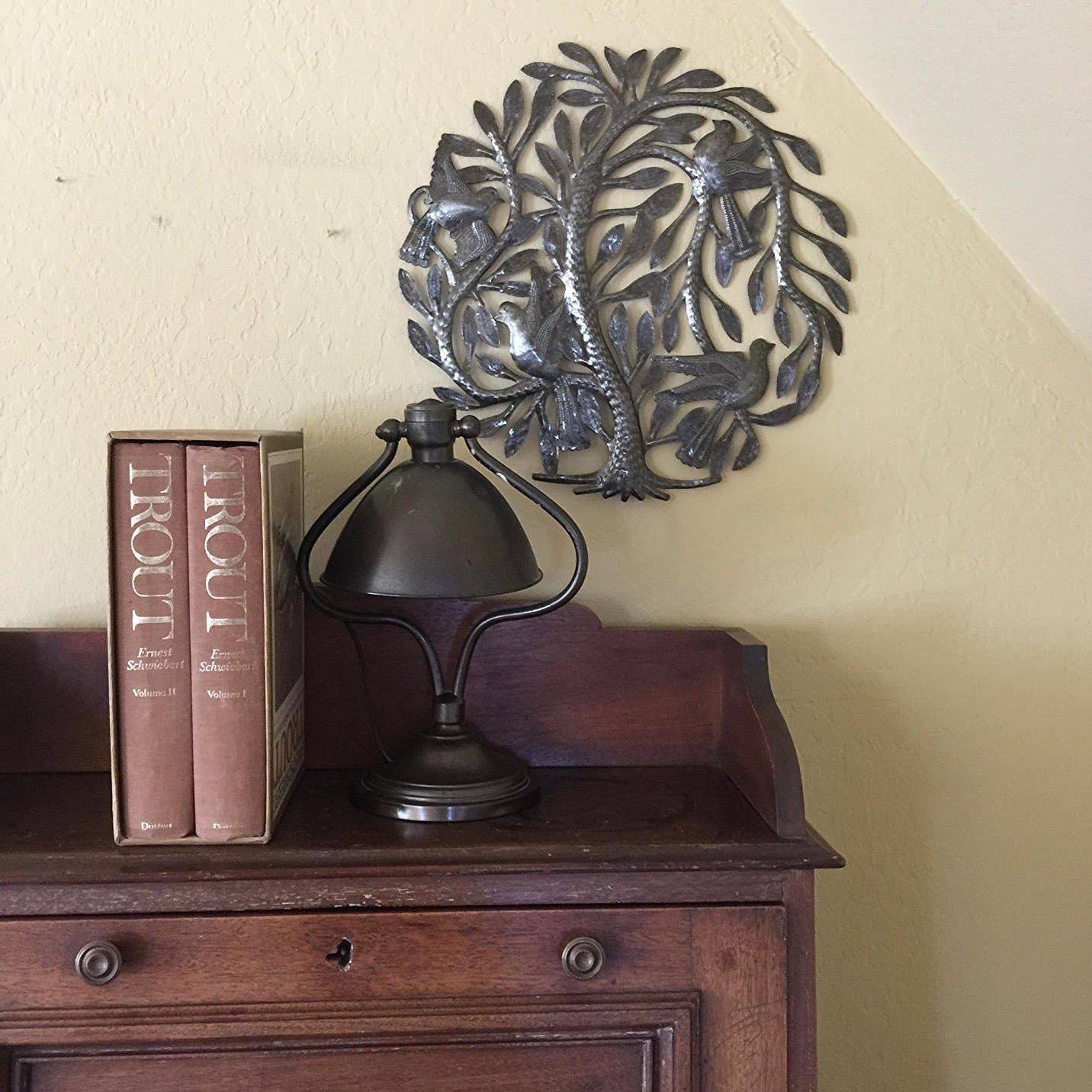 15" Leaving the Nest Tree of Life, Metal Wall Art, Spring