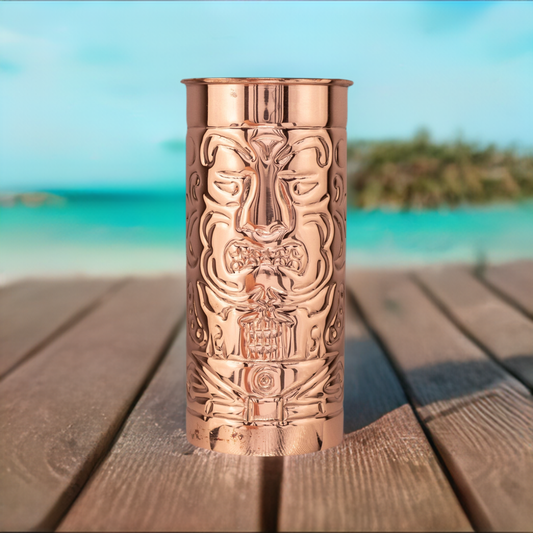 The Legends of Hawaii Copper Tiki Mug ~ Kanaloa ~