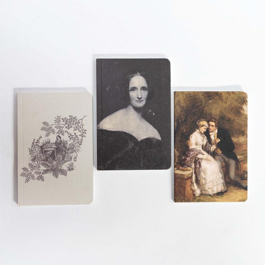 Set of 3 Pocket Journals - Portraits of Mary Shelley