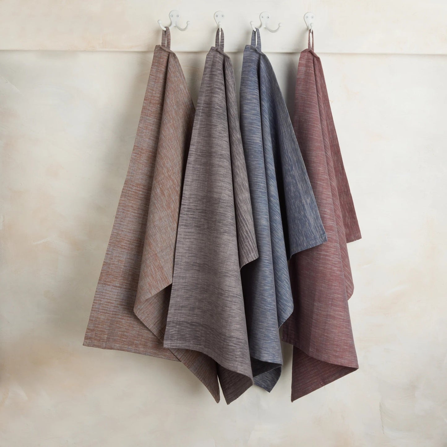 Handwoven Organic Cotton Kitchen Towels | Ikat | Set of 2 | Fair Trade | TIMELESS