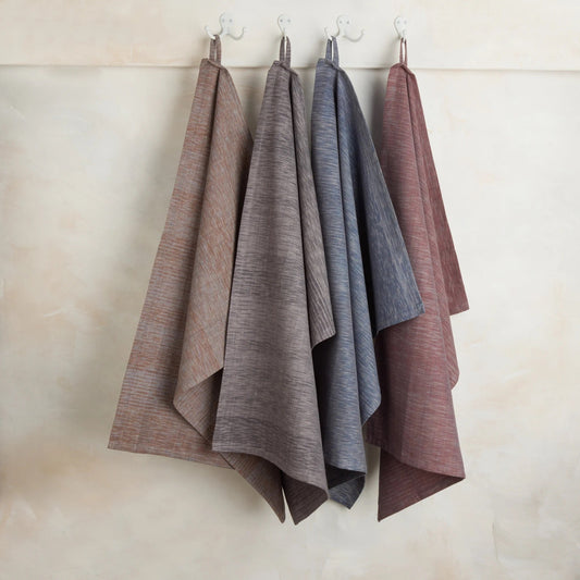 Handwoven Organic Cotton Kitchen Towels | Ikat | Set of 2 | Fair Trade | TIMELESS