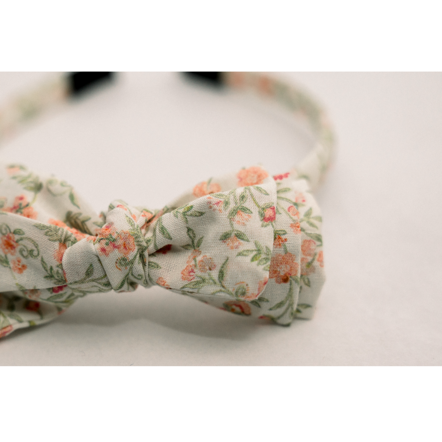 Three Little Bows Headband- Blushing Blooms