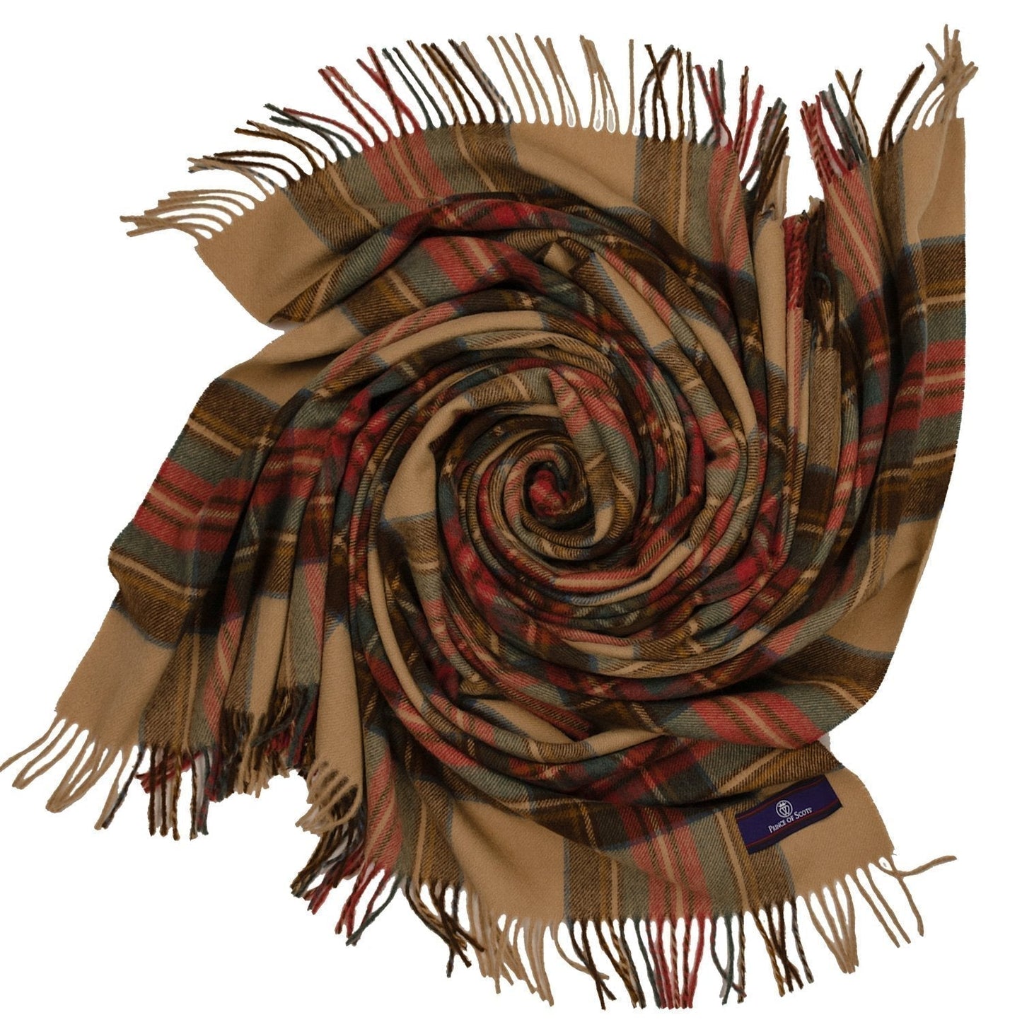 Prince of Scots Merino Wool Throw - Antique Dress Stewart