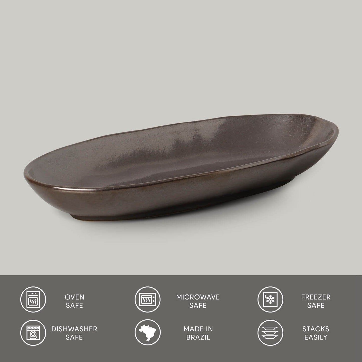 Deep Oval Platter Set of 4