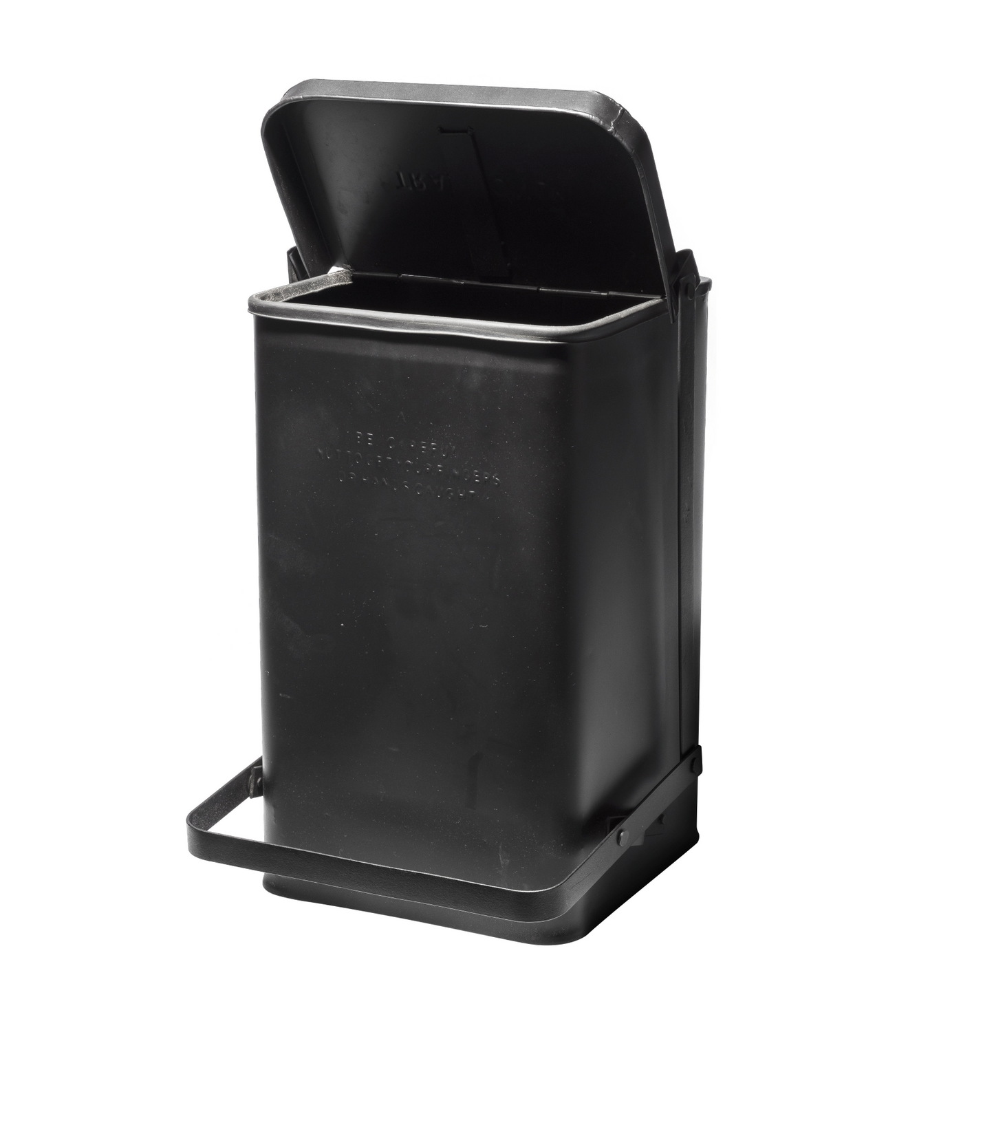 Step Trash Can - Black