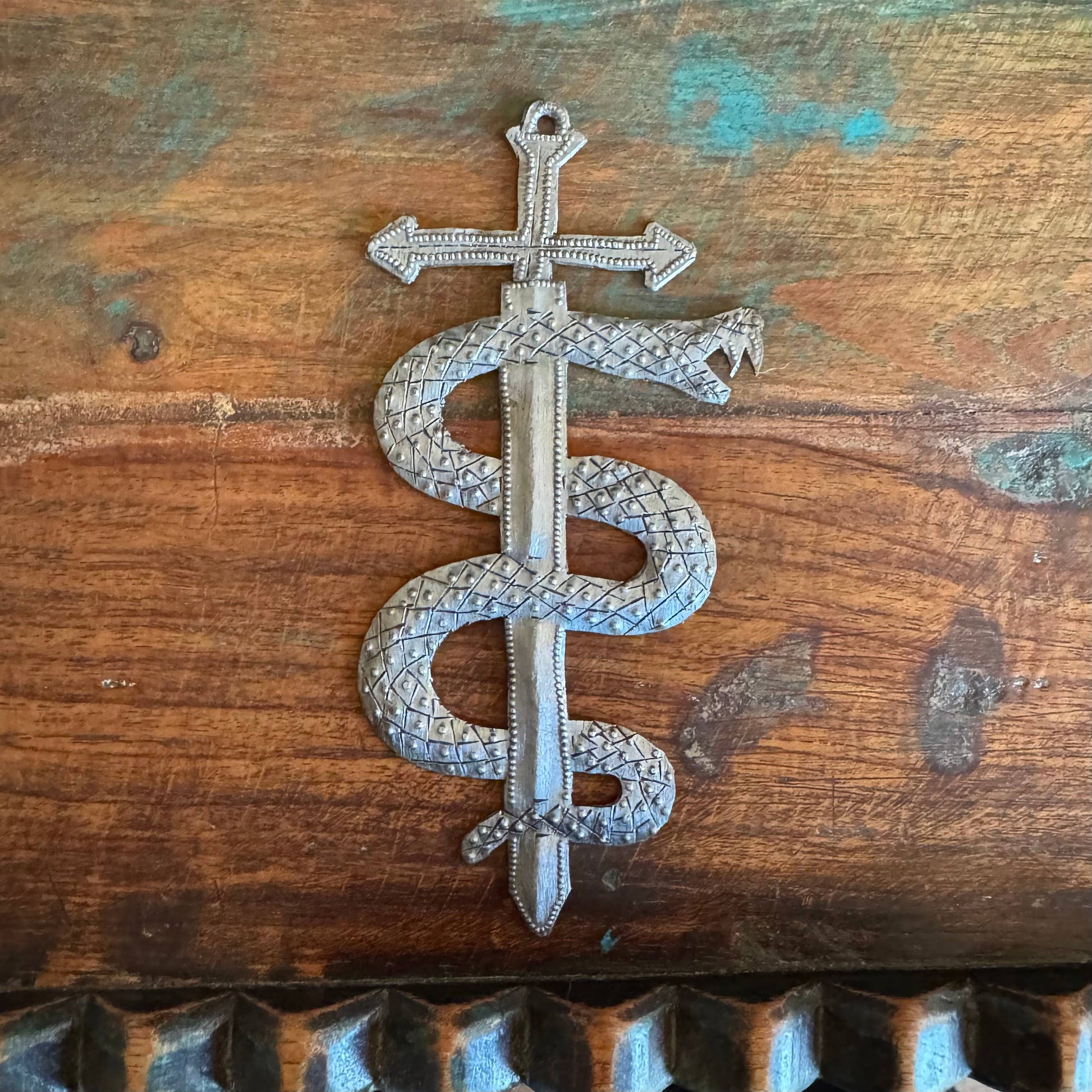 Sword & Snake Wall Art Haiti,  Symbol of Strength