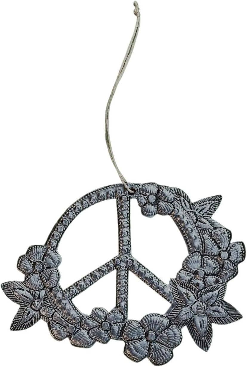 Mini Peace Ornament, 4" x 3"