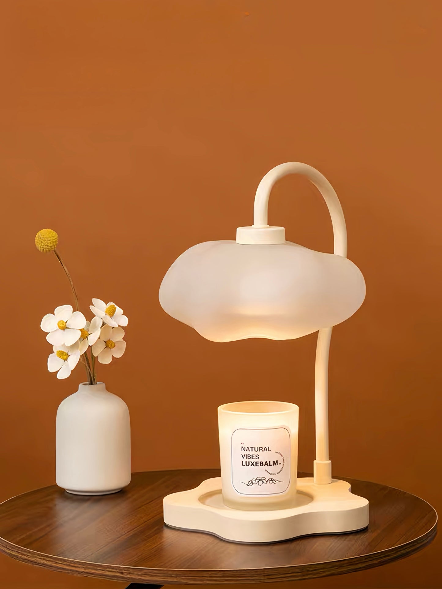 Cute Unique Cloud Candle Warmer Lamp With Timer For Large Candles