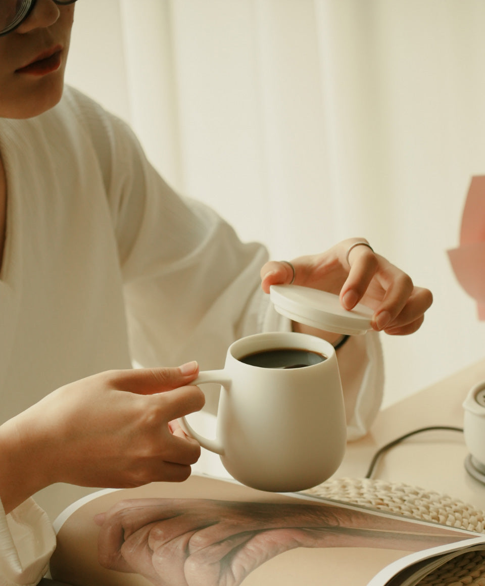 Ui 3 Self-heating Mug Set - Moonmist Blue