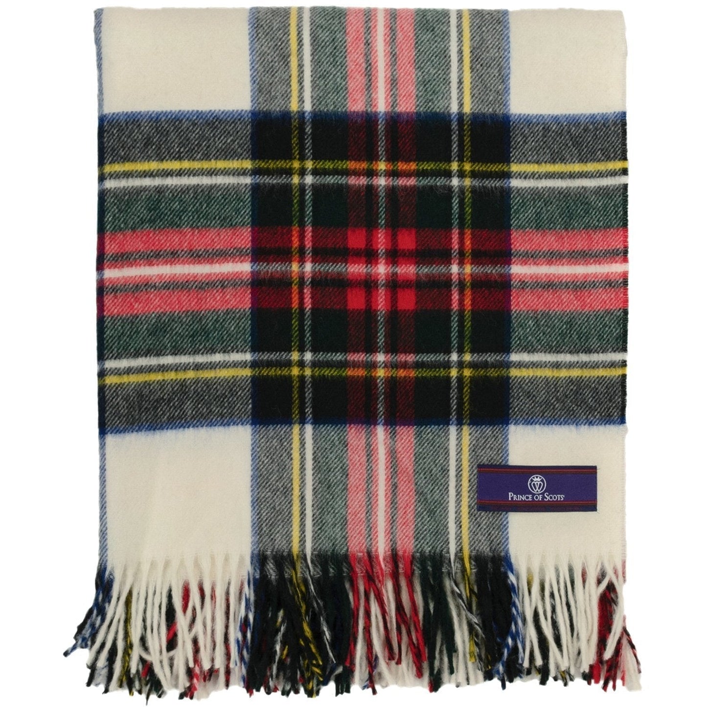 Highland Tartan Tweed Merino Wool Throw - Dress Stewart