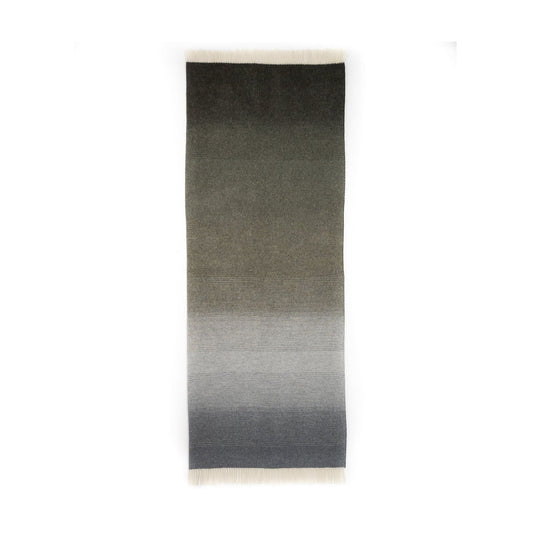 Whisper Ombre Merino Wool Throw – Moss