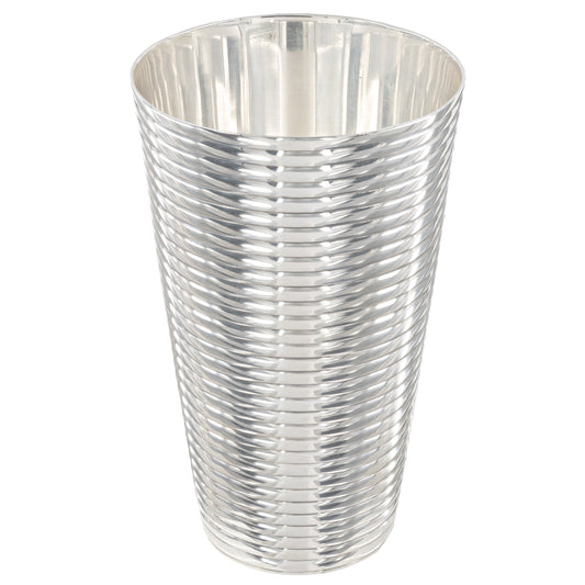 Fluted Silver Tumbler
