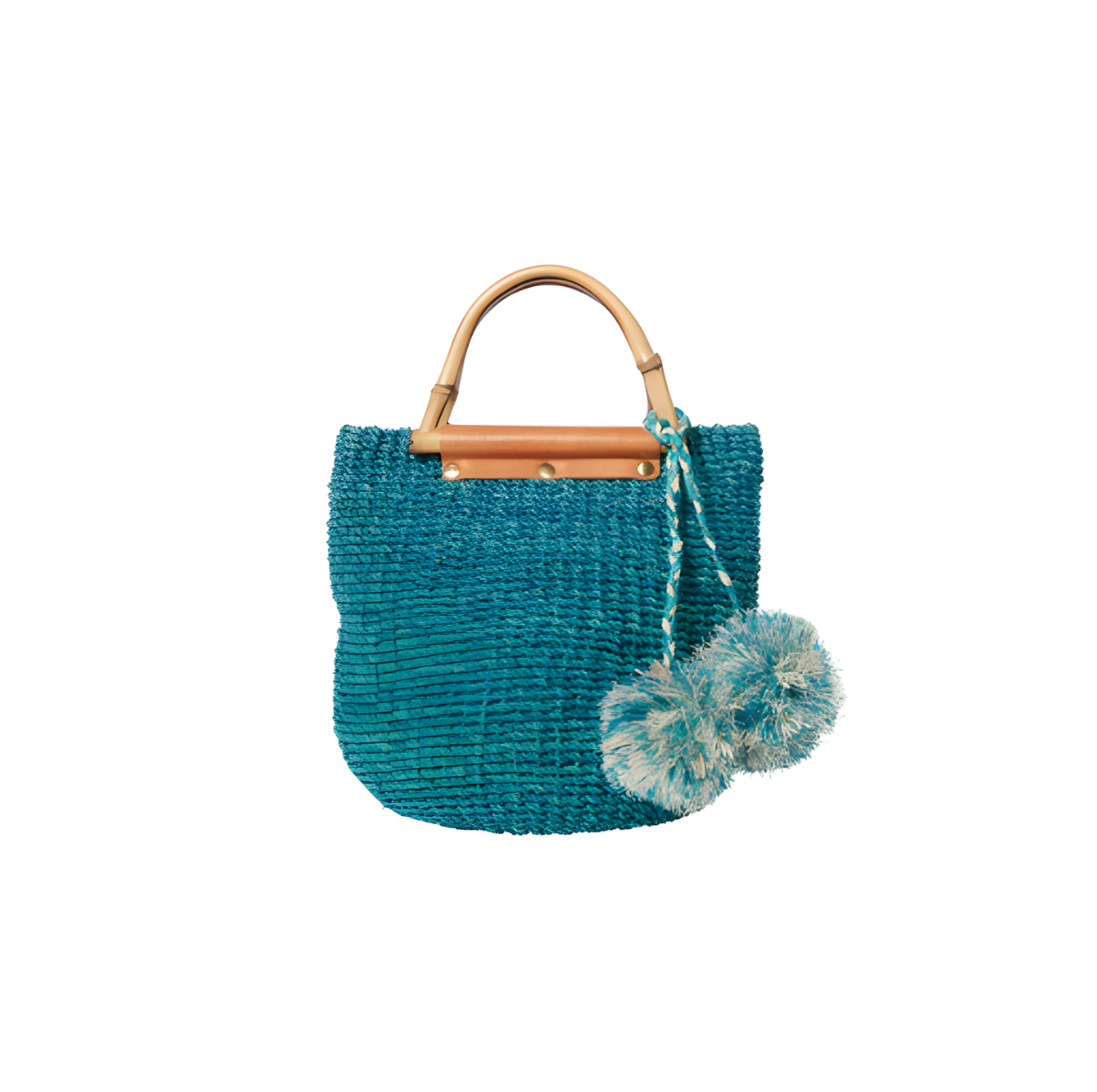 Maxi Straw Poof Crossbody