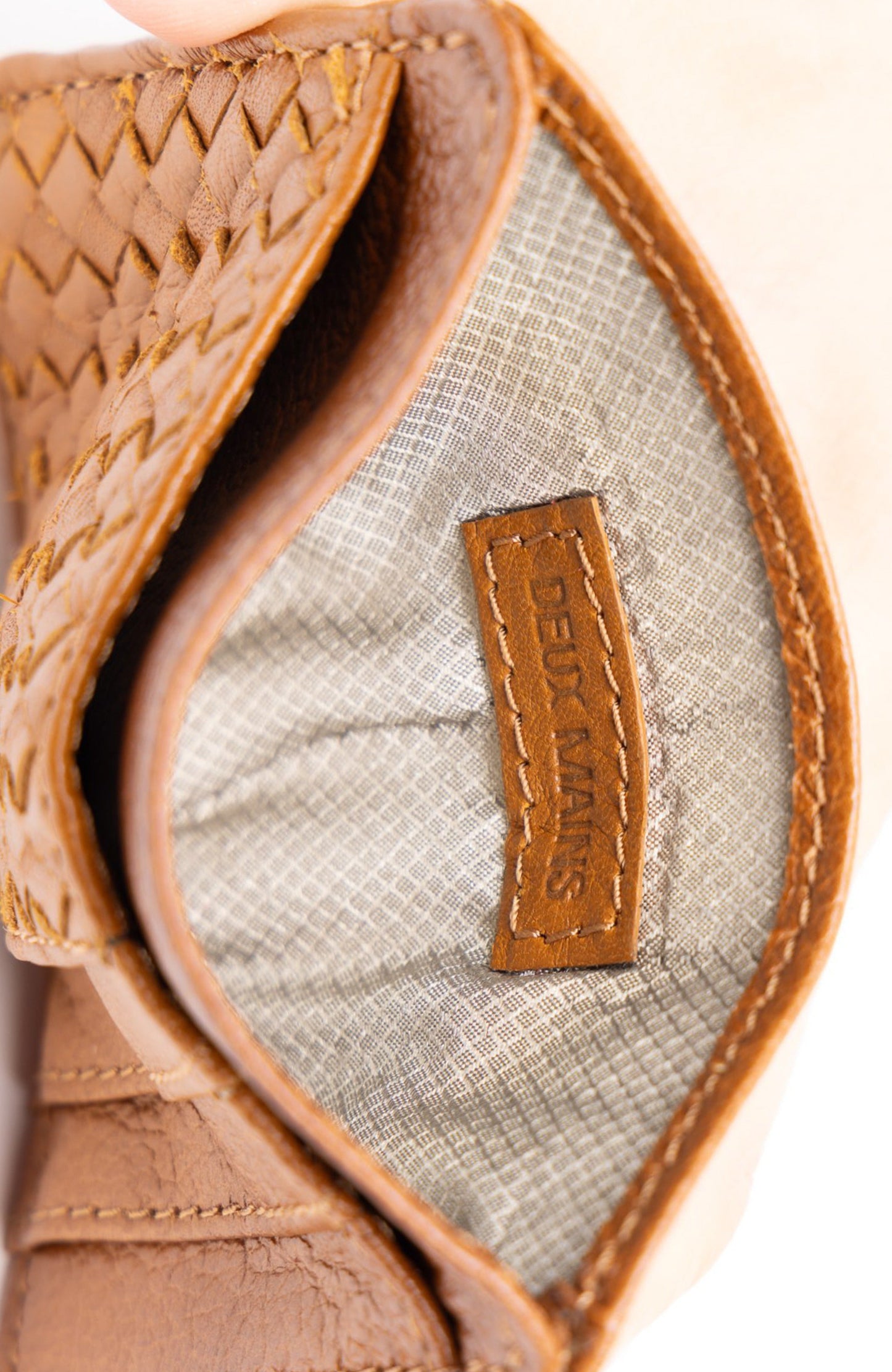 Large Pouch, Key Chain & Slim ID Bundle - Cognac