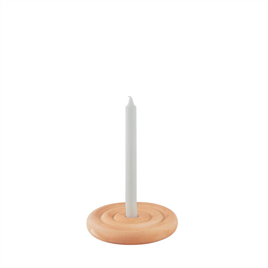 Savi Ceramic Candleholder - Beige