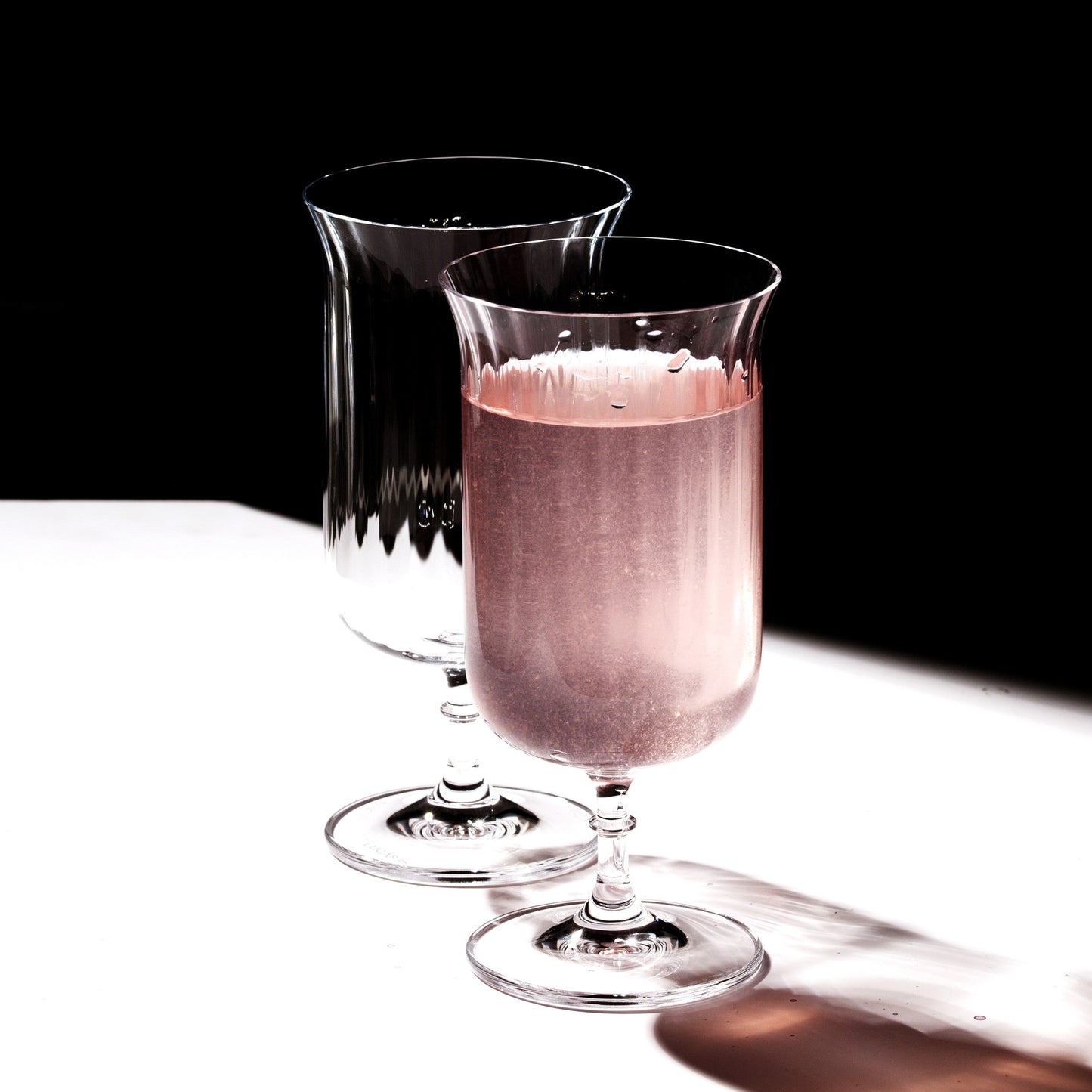 Rims Orient-Coupe Gin Sour/Long Island Ribbed Cocktail Glasses