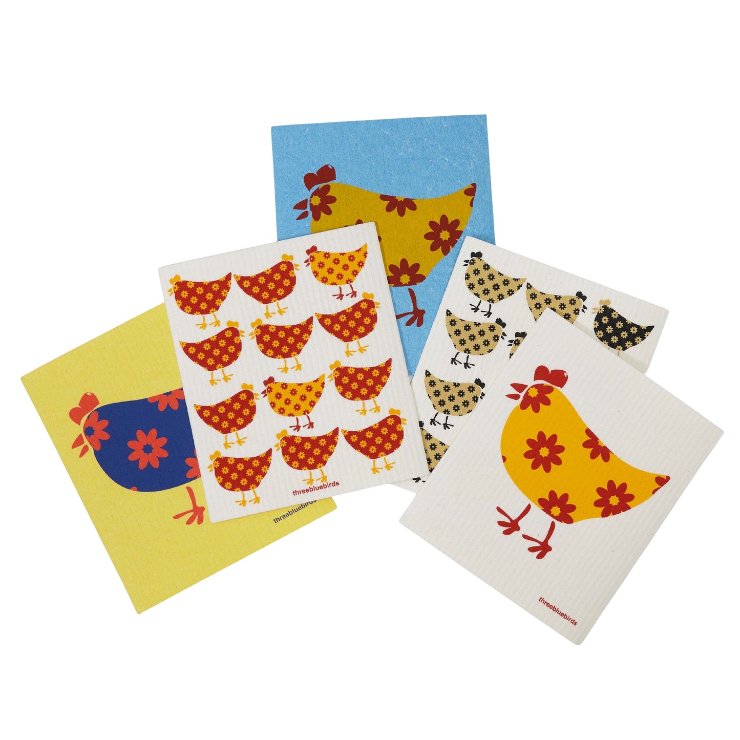S/5 Cheerful Chickens Bundle