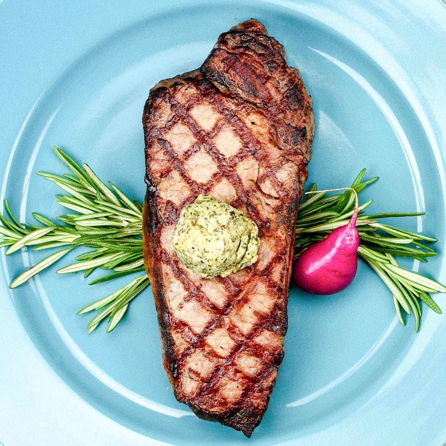 The Patio Daddy-O USDA Prime New York Strip Steak Box (Set of 4)