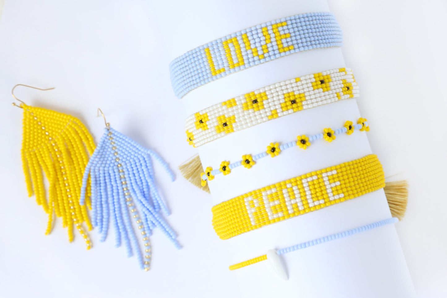 PEACE Bracelet Yellow
