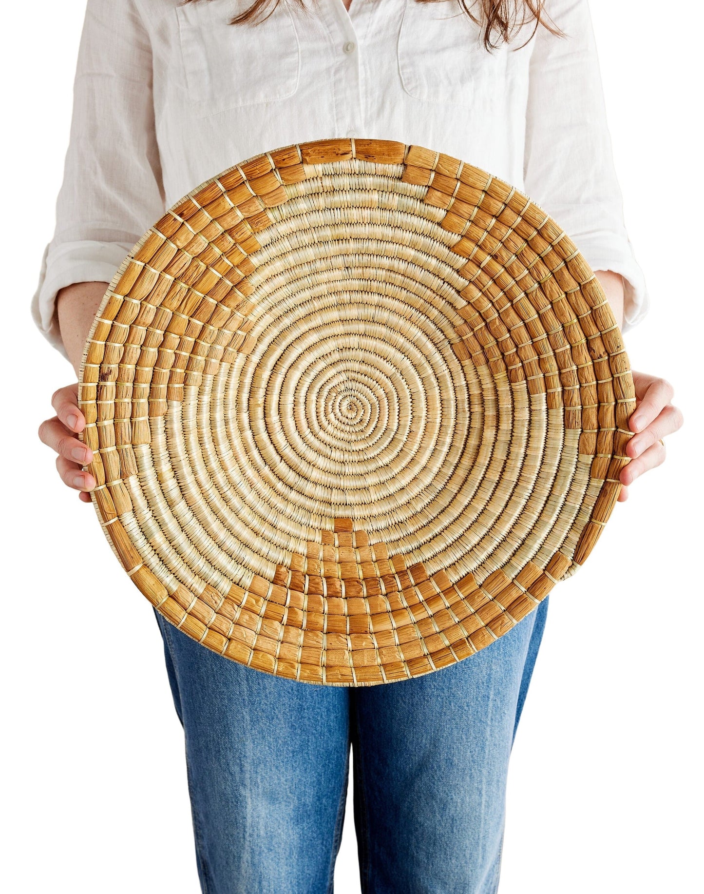 Maua Banana Bark Wall Basket