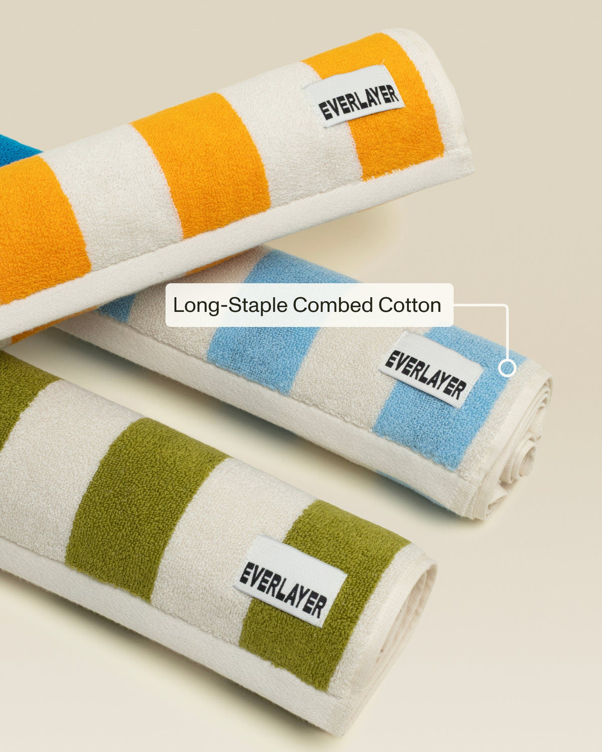 Plush Cotton Reversible Towel - Janus Cadence