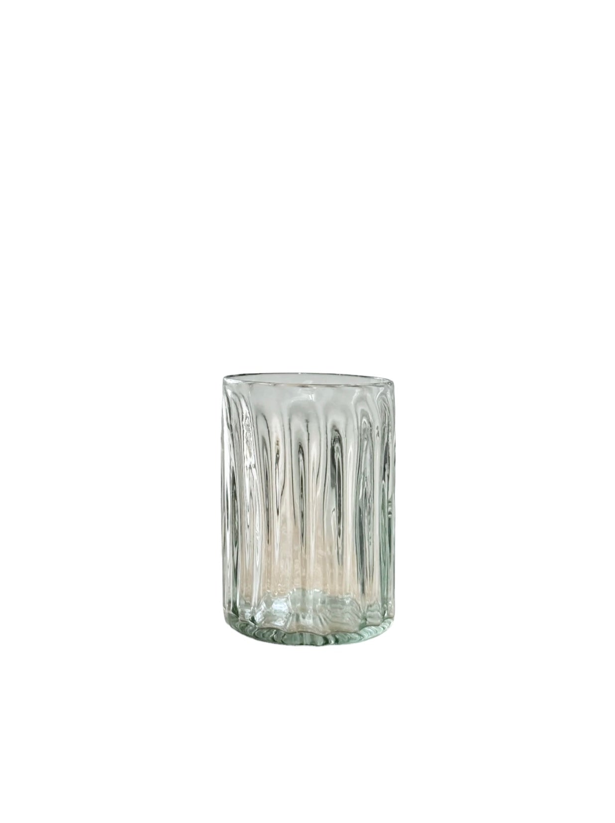Handblown Fluted Tumbler, Set of 2