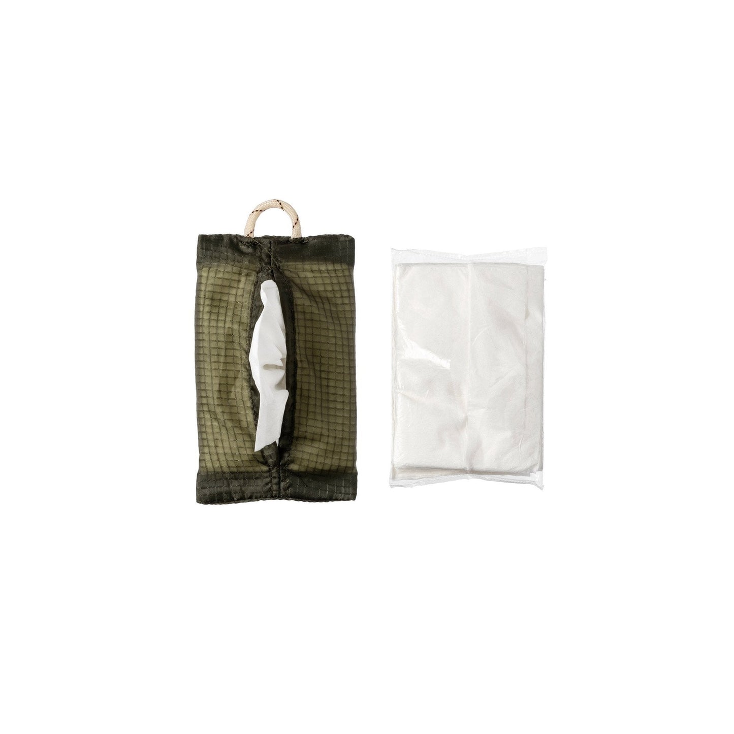 Vintage Parachute Tissue Cover / Pocket