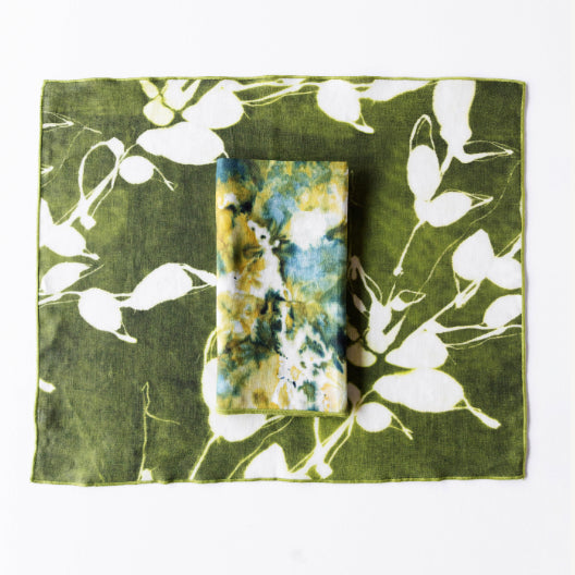 The Porto Print in Olive x Green Marble Set
