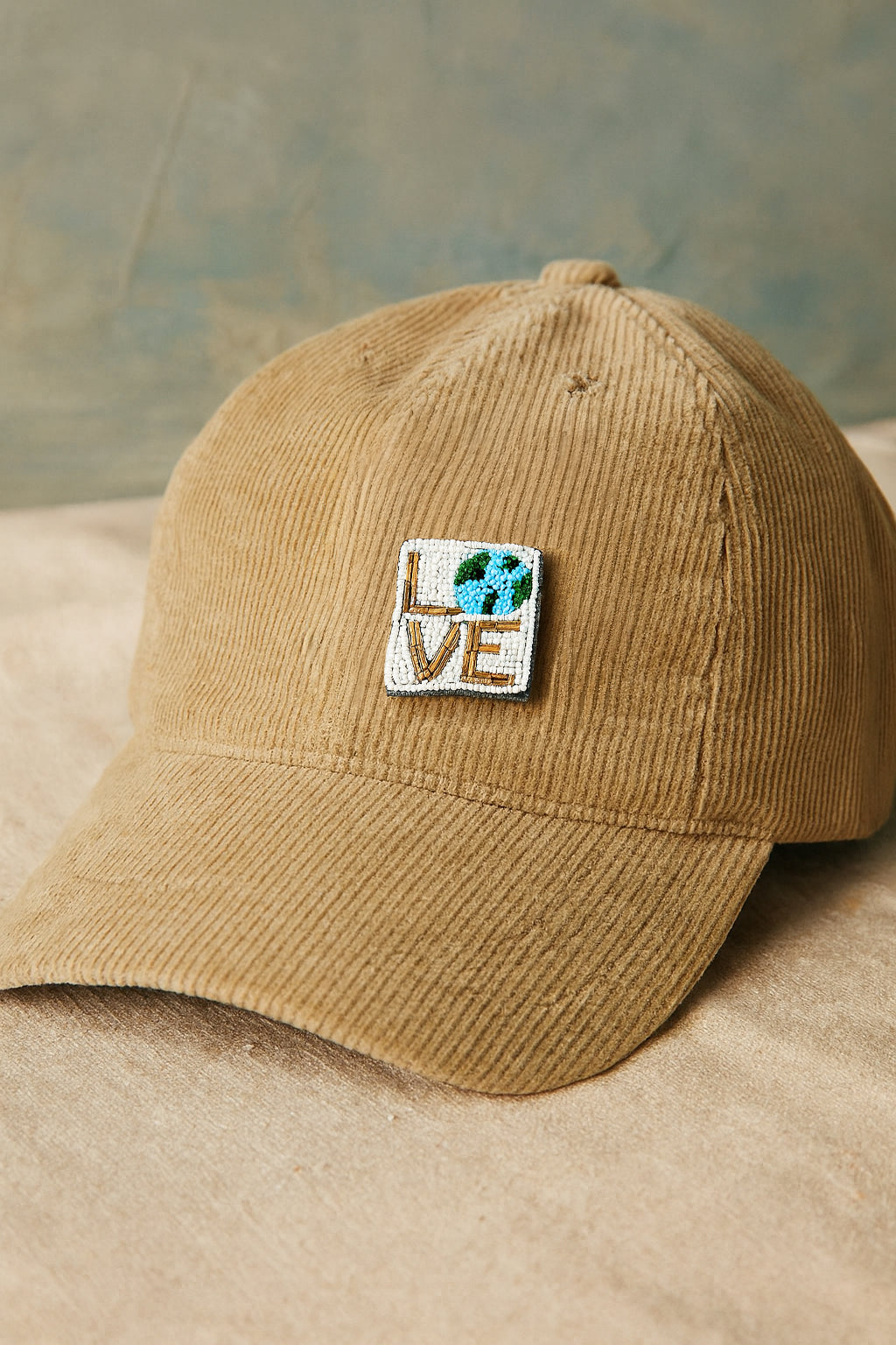 Bala Mani Beaded Love Mother Earth Brooch Pin