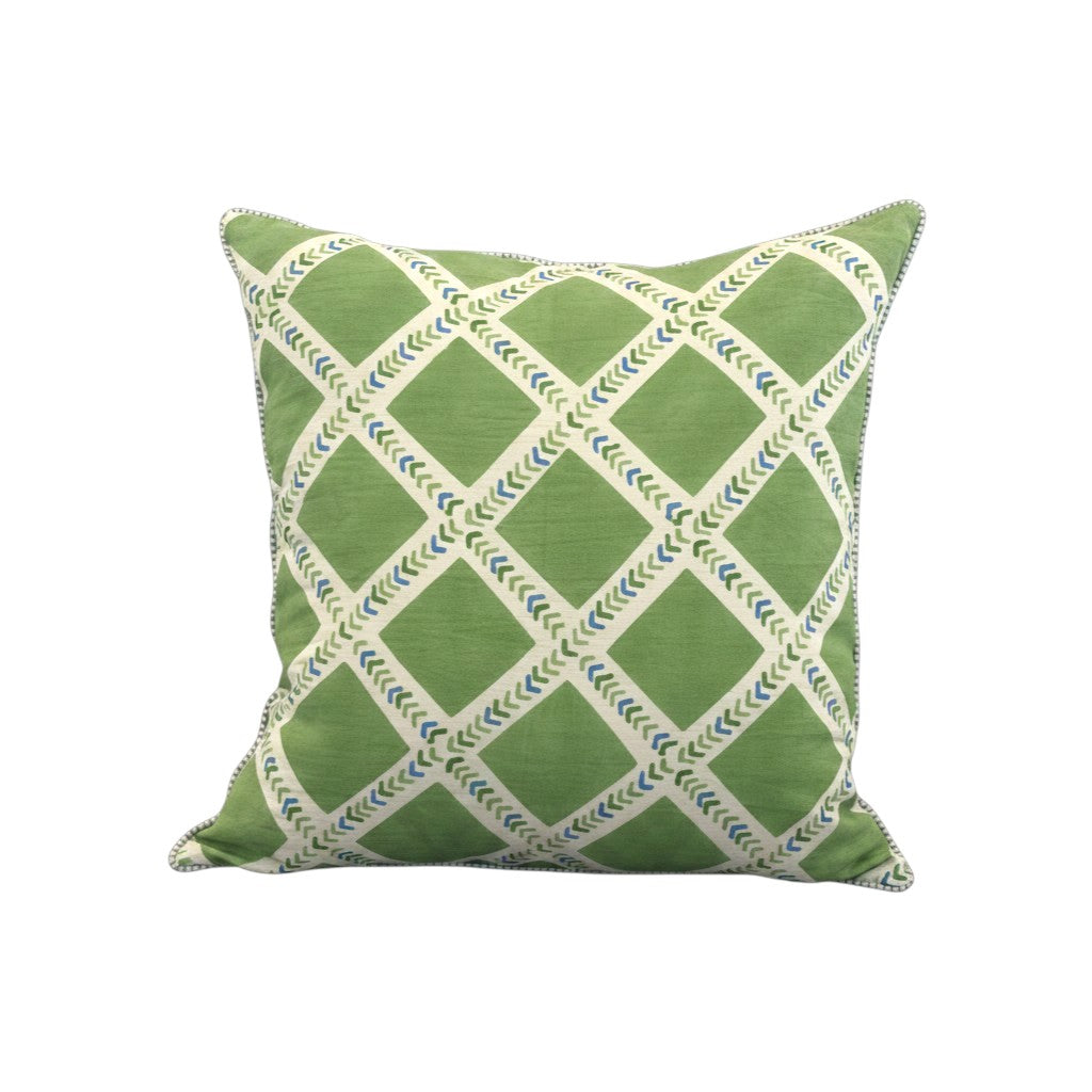 Mithya Linen Pillow Cover - Green