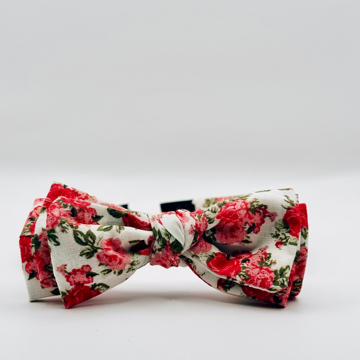 Three Little Bows Headband-Roses Rouge