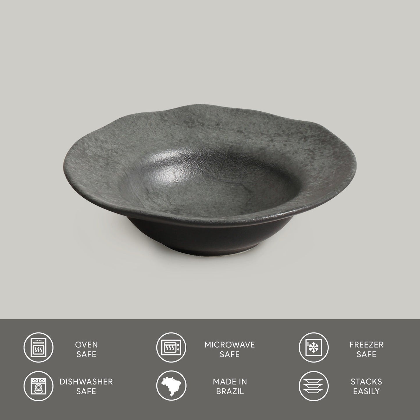 Dessert/Deep Rim Plate Set of 4