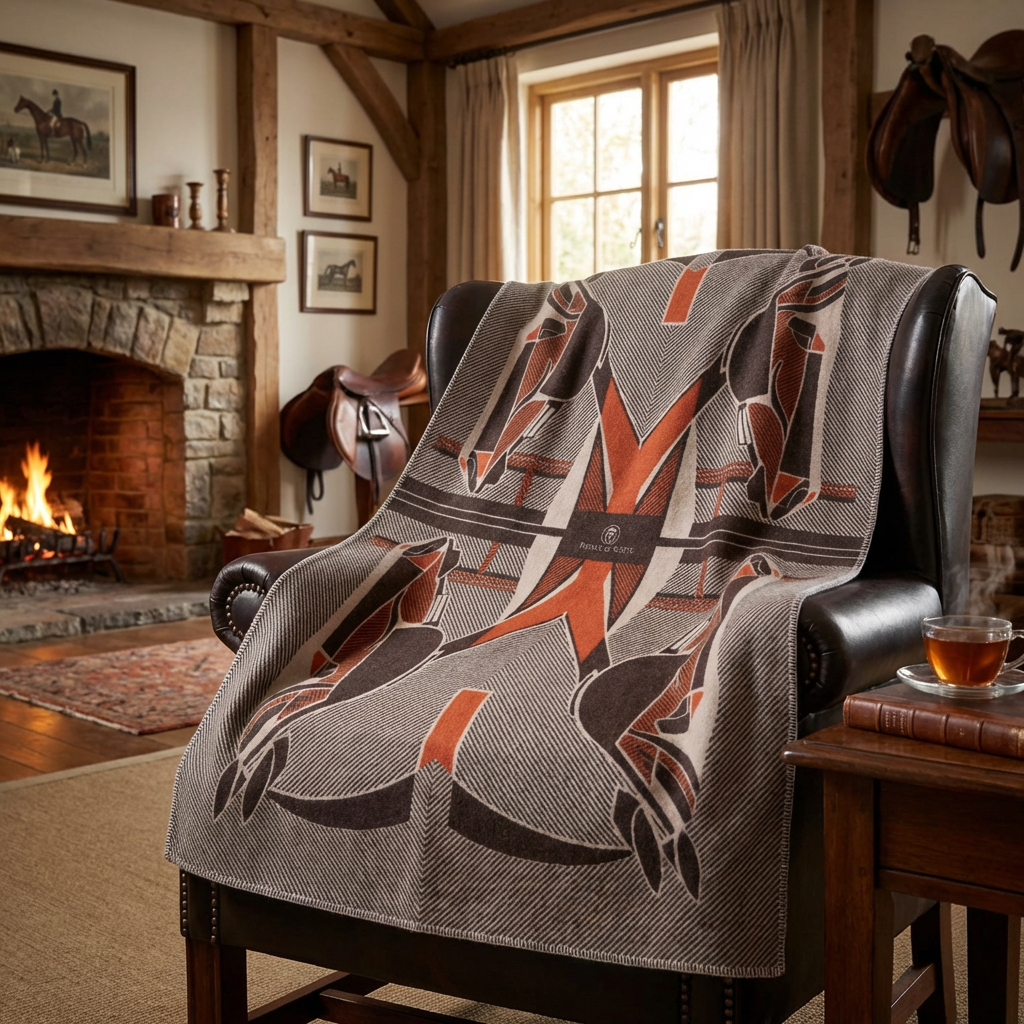 The Thoroughbred Throw – Extra-Fine Italian Merino Wool