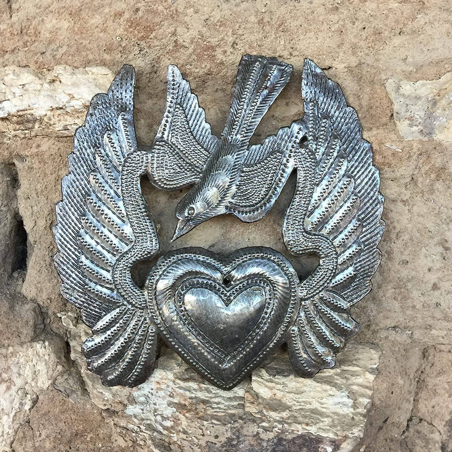 Mini Heart with Wings and Bird | Soulmate Heart Collection