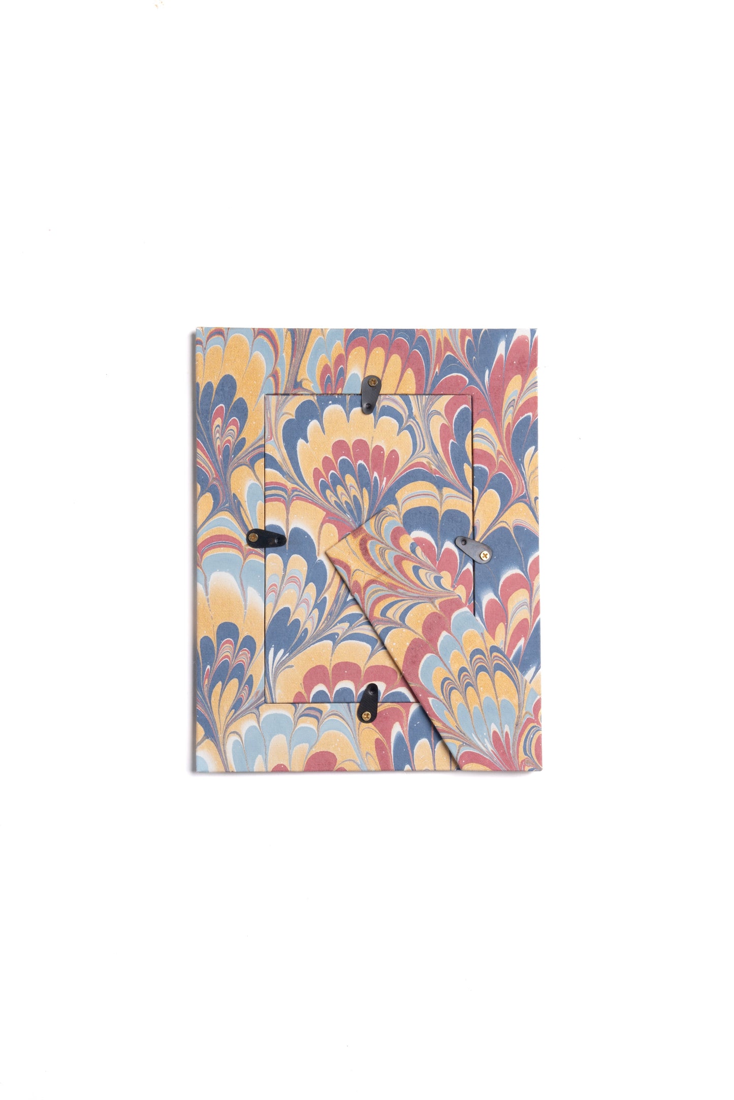 Hand-Marbled Picture Frame in Venetian Swirl, 4x6