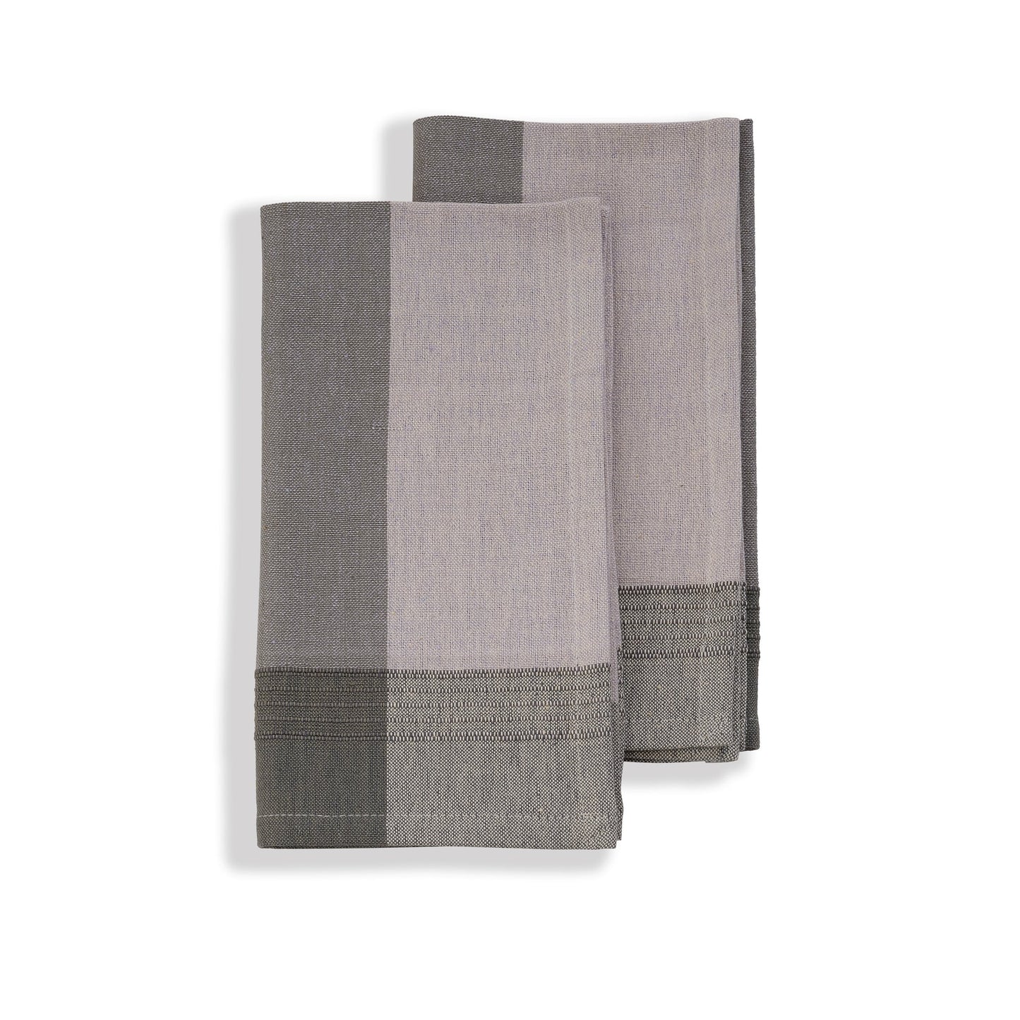 Handwoven Cotton Napkins, Set of 2 | 20" × 20" | Fair Trade | Foundation