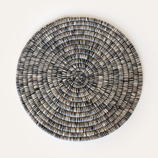 Mixed Raffia Platter