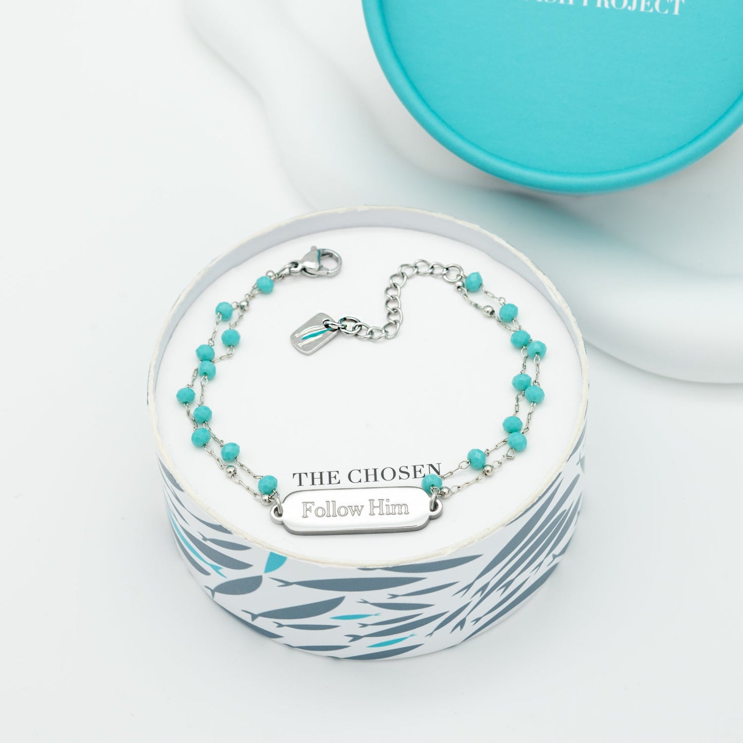 Follow Him Bracelet Silver