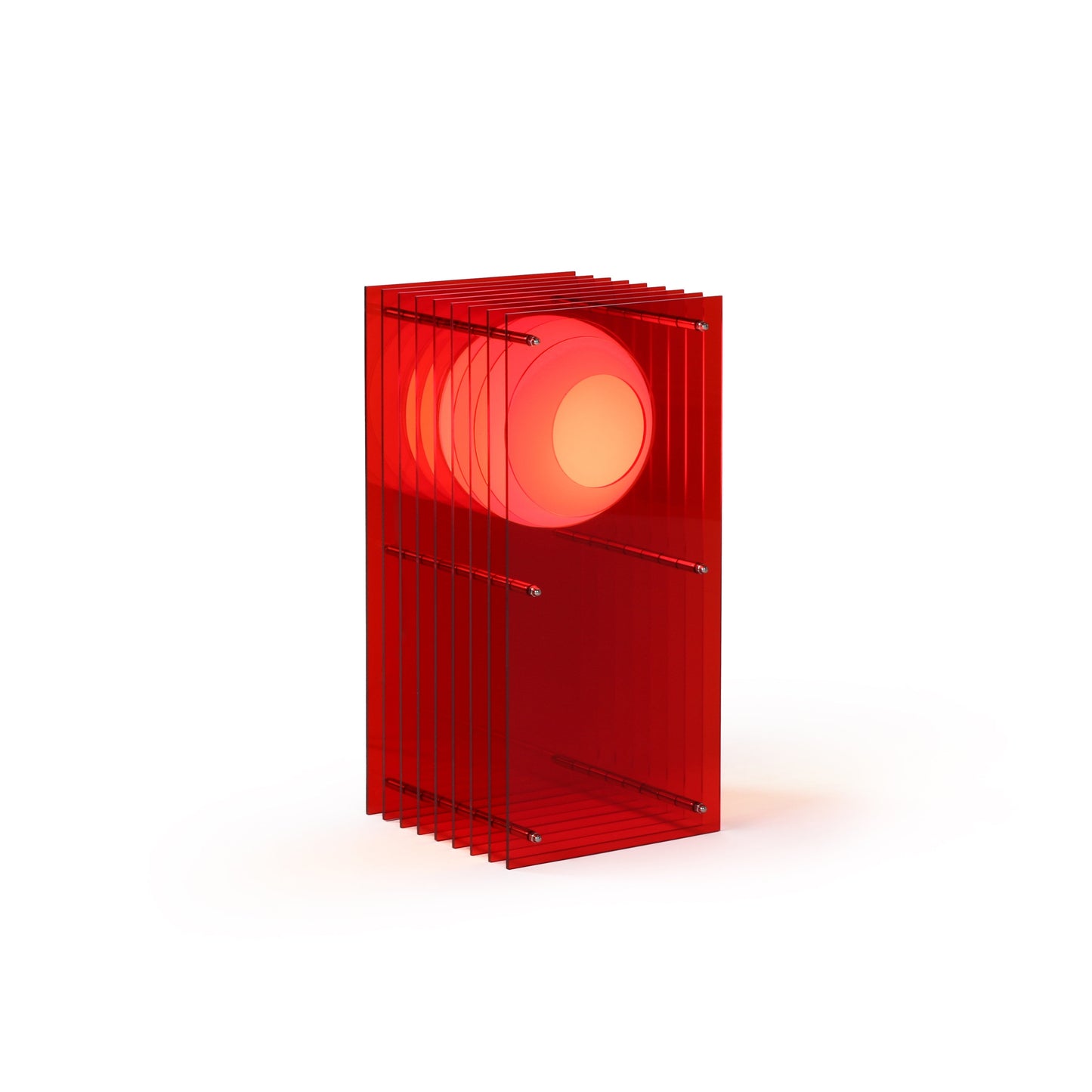 Lớp small rectangle in red acrylic