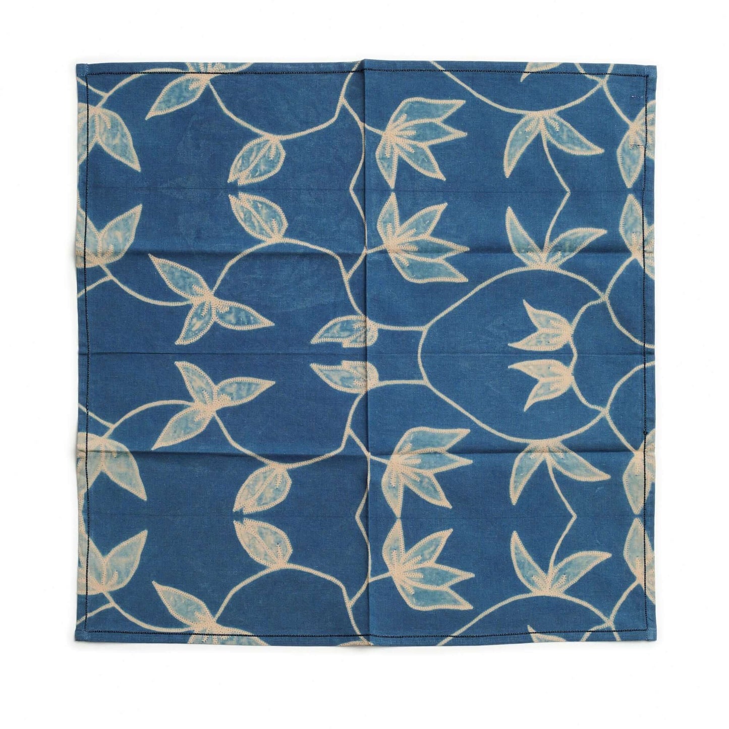 Folio Handcrafted Shibori Print Cotton Table Napkins ( set of 4 )