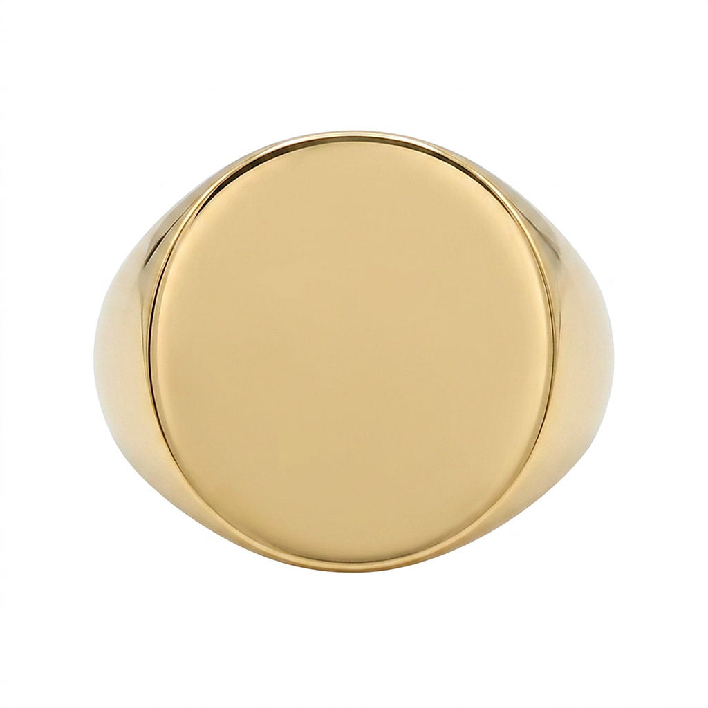 Pinky Flat Top Signet Ring for Men and Women | Tanya