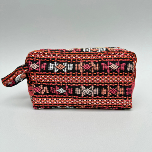 Handwoven (and Spill Proof) Cosmetic Travel Bag