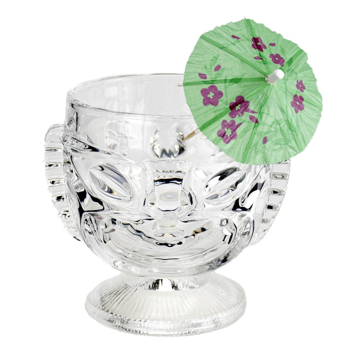 The Original Double Sided Happy/Sad 16oz Tiki Glass ~ Set of 4 ~