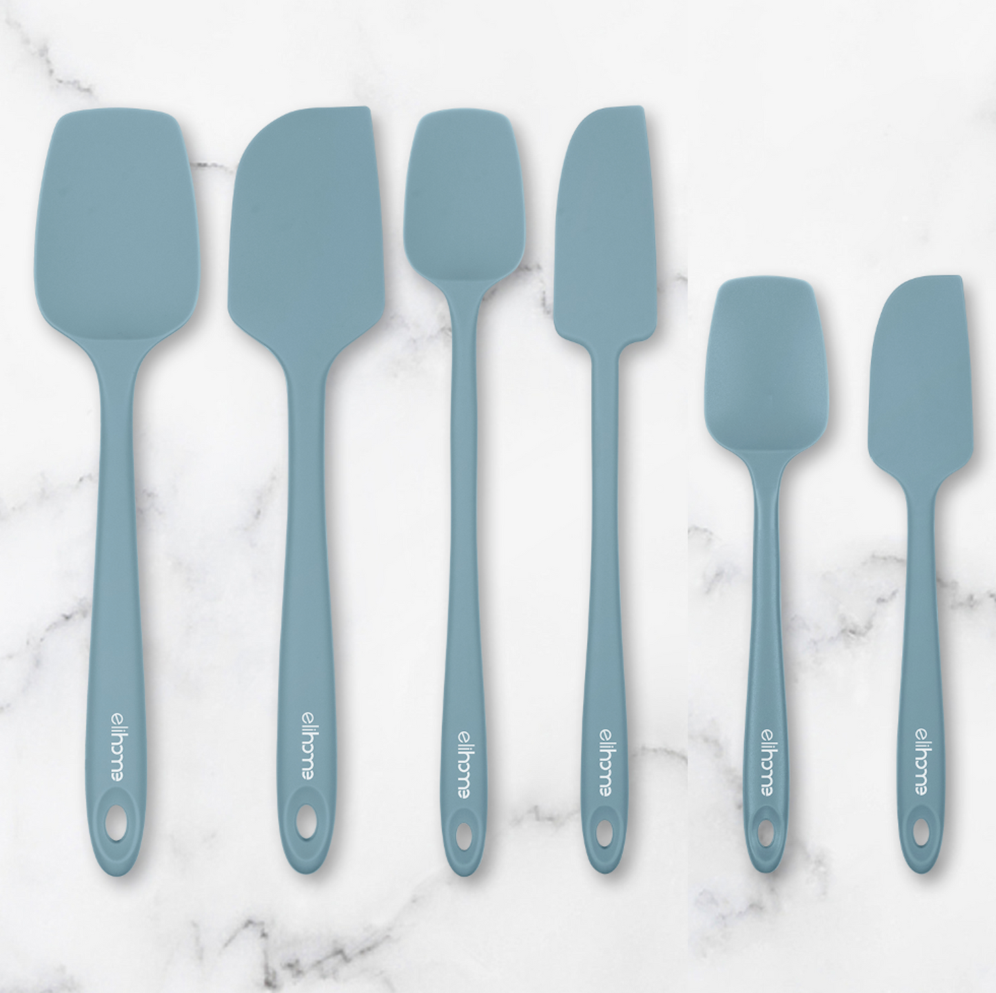 6 Piece Silicone Spatula Set
