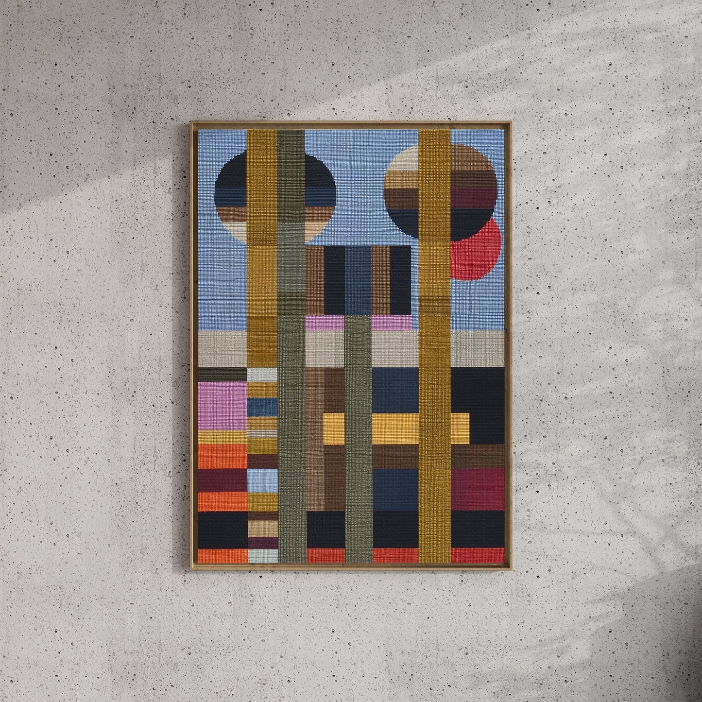 Woven Perspectives No. 13 — Geometric Abstract Art Print