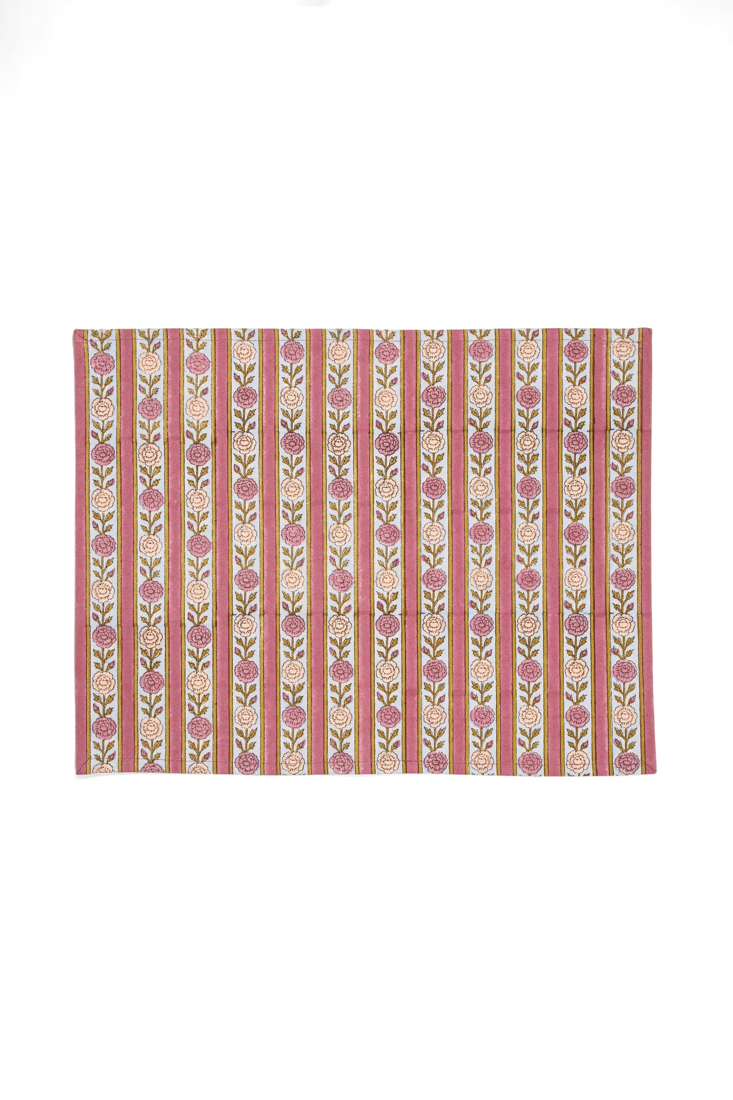 Vintage Floral Stripes Placemat