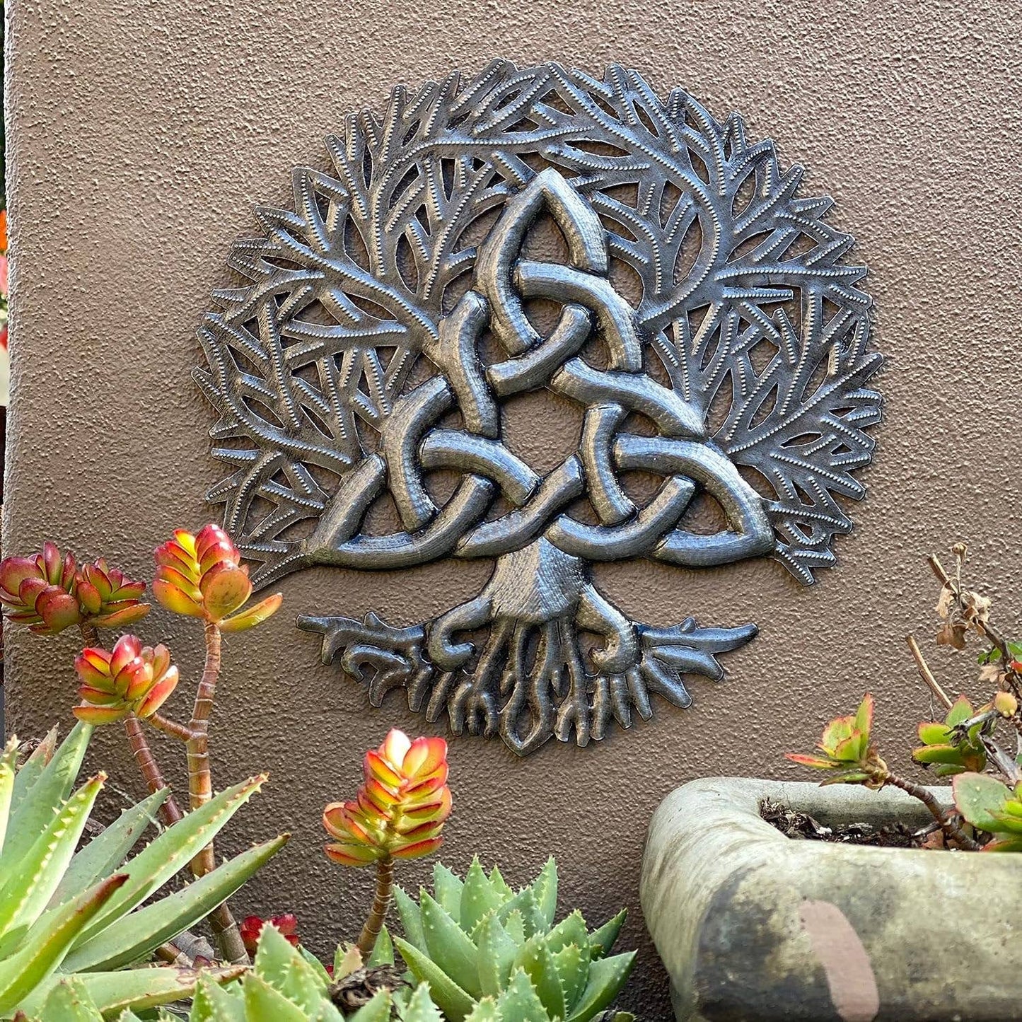 Celtic Knot Symbol, Tree of life Wall Hanging Art 11"