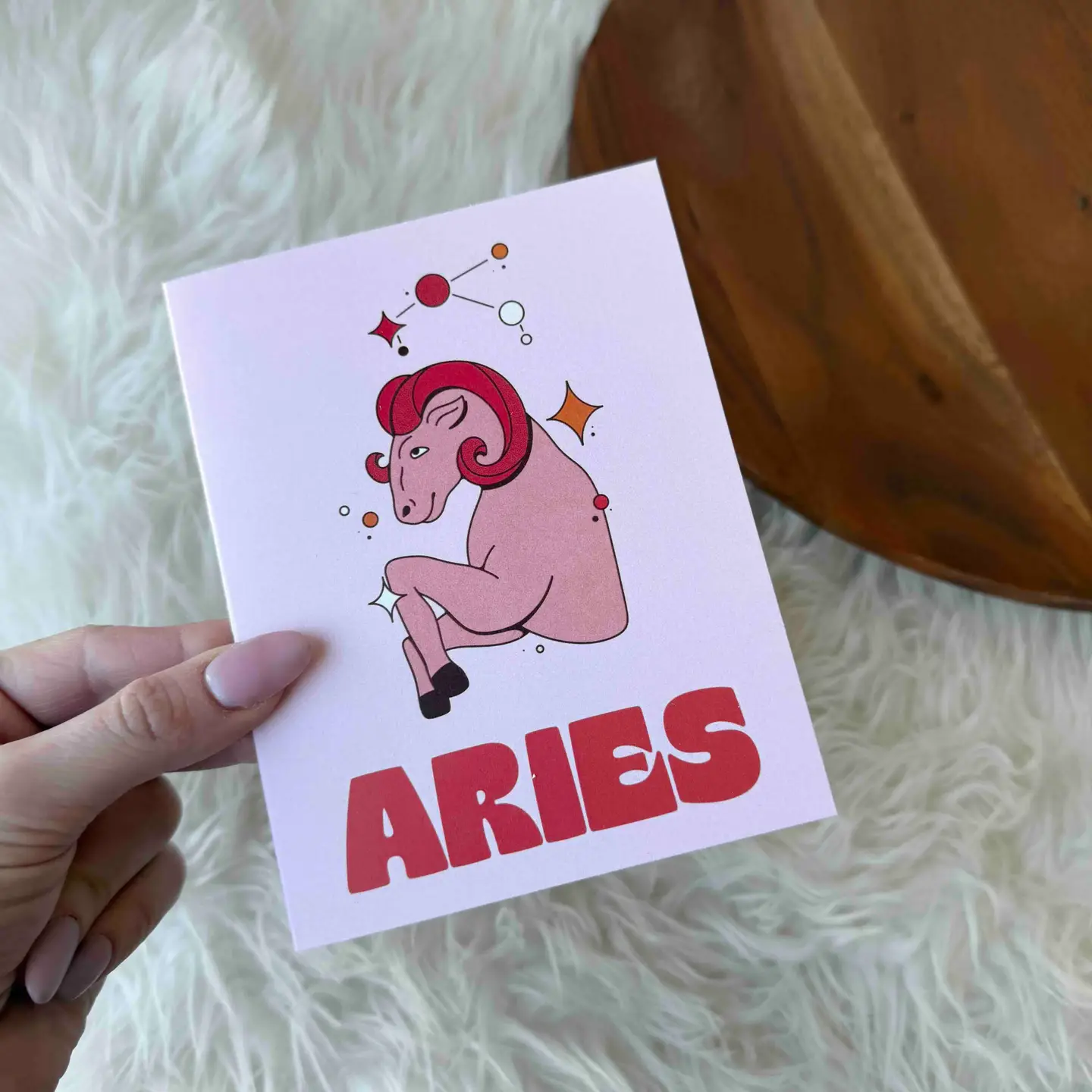 Aries Zodiac Greeting Card